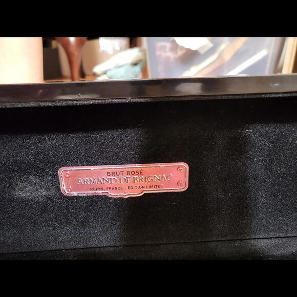 Empty Ace of spades Rose empty champagne rare bottle set with lots of extras750m - Picture 1 of 7